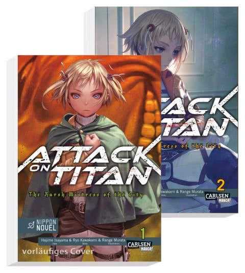 Attack on Titan - The Harsh Mistress of the City [Novel] - Doppelpack (Band 1+2)