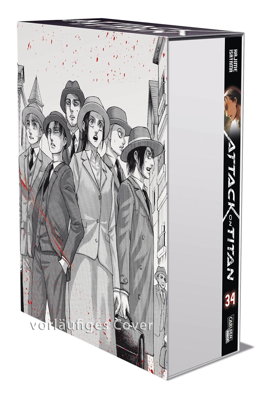 Attack on Titan - Band 34 + Sammelschuber(Abschlussband)