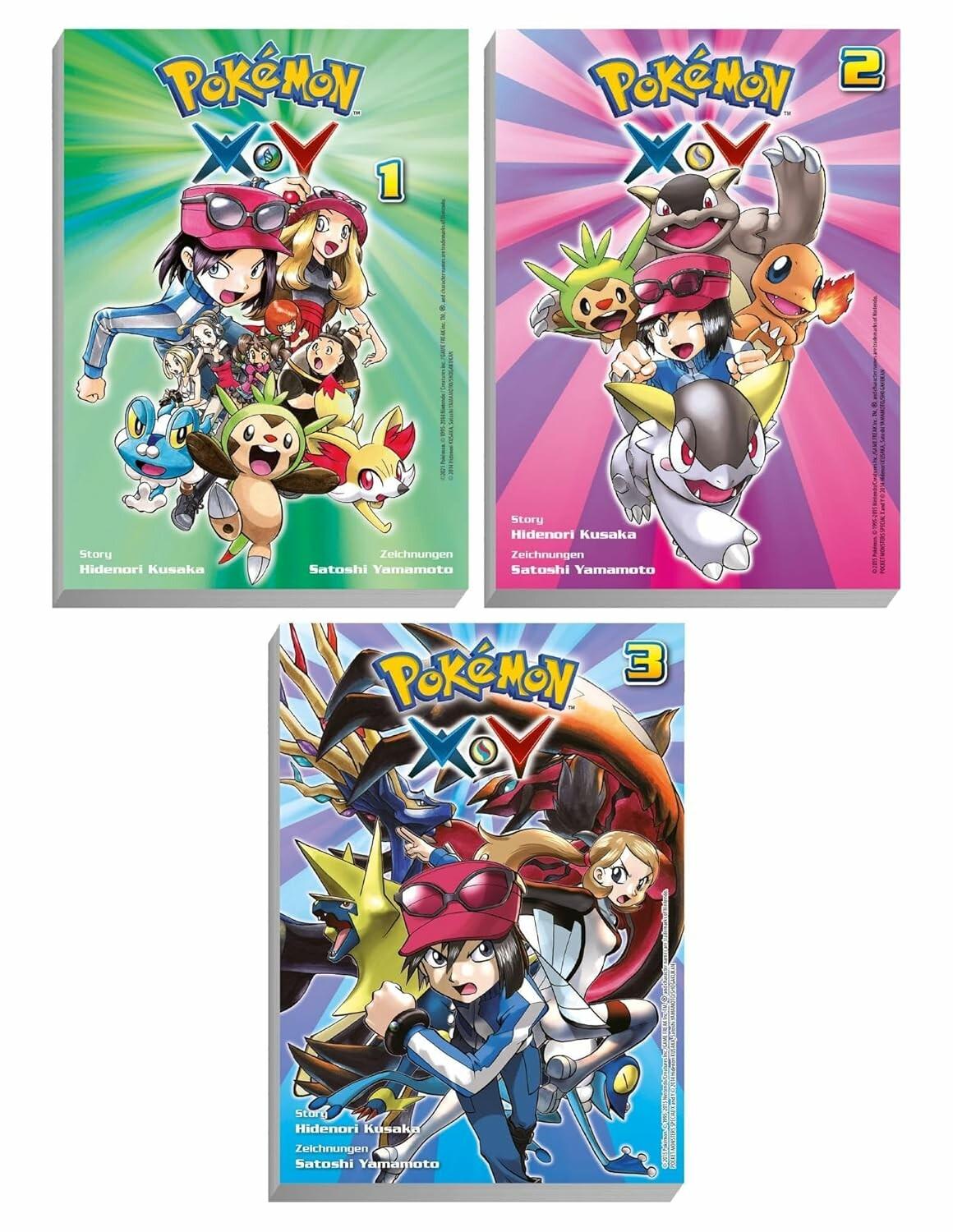 Pokémon - Manga Pack - Band 16 (Bundle 16: X und Y 1)